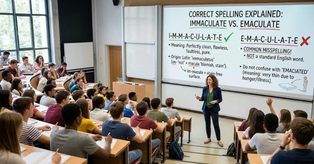 Immaculate or Emaculate: Correct Spelling Explained