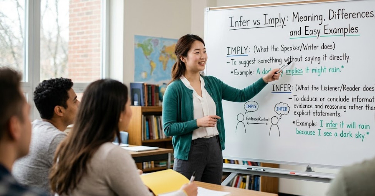Infer vs Imply: Meaning, Differences, and Easy Examples