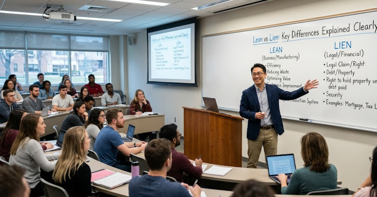 Lean vs Lien Key Differences Explained Clearly