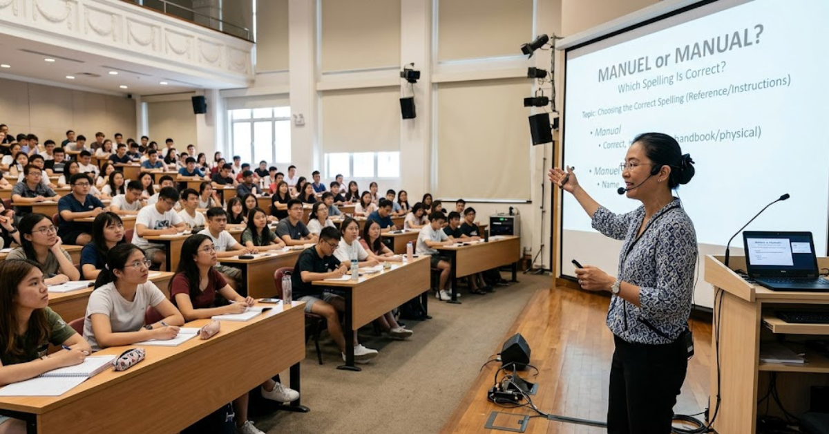 Manuel or Manual: Which Spelling Is Correct?