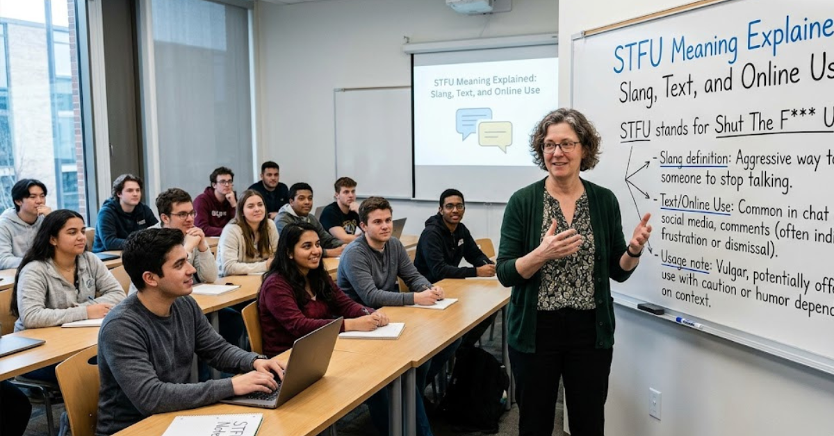 STFU Meaning Explained: Slang, Text, and Online Use